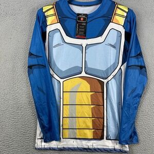 Cody Lundin Shirt Athletic Mens XL Blue Dragon Ball Z Vegeta Compression NEW